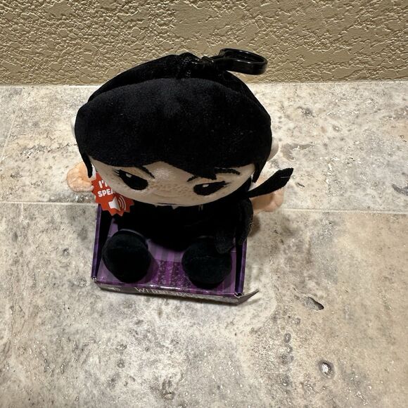 Bitty Boomers Wednesday The Addams Family Plush Bluetooth Speaker New Netflix - Picture 3 of 6